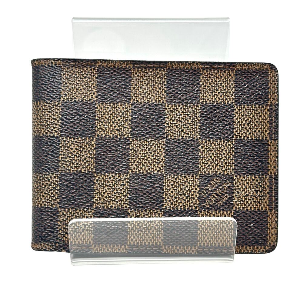 Louis Vuitton LV Damier Ebene Limited Edition Centenaire Bifold Wallet